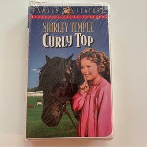 Shirley Temple in Curly Top (VHS, 1994) Exclusive Color Version Brand New Sealed